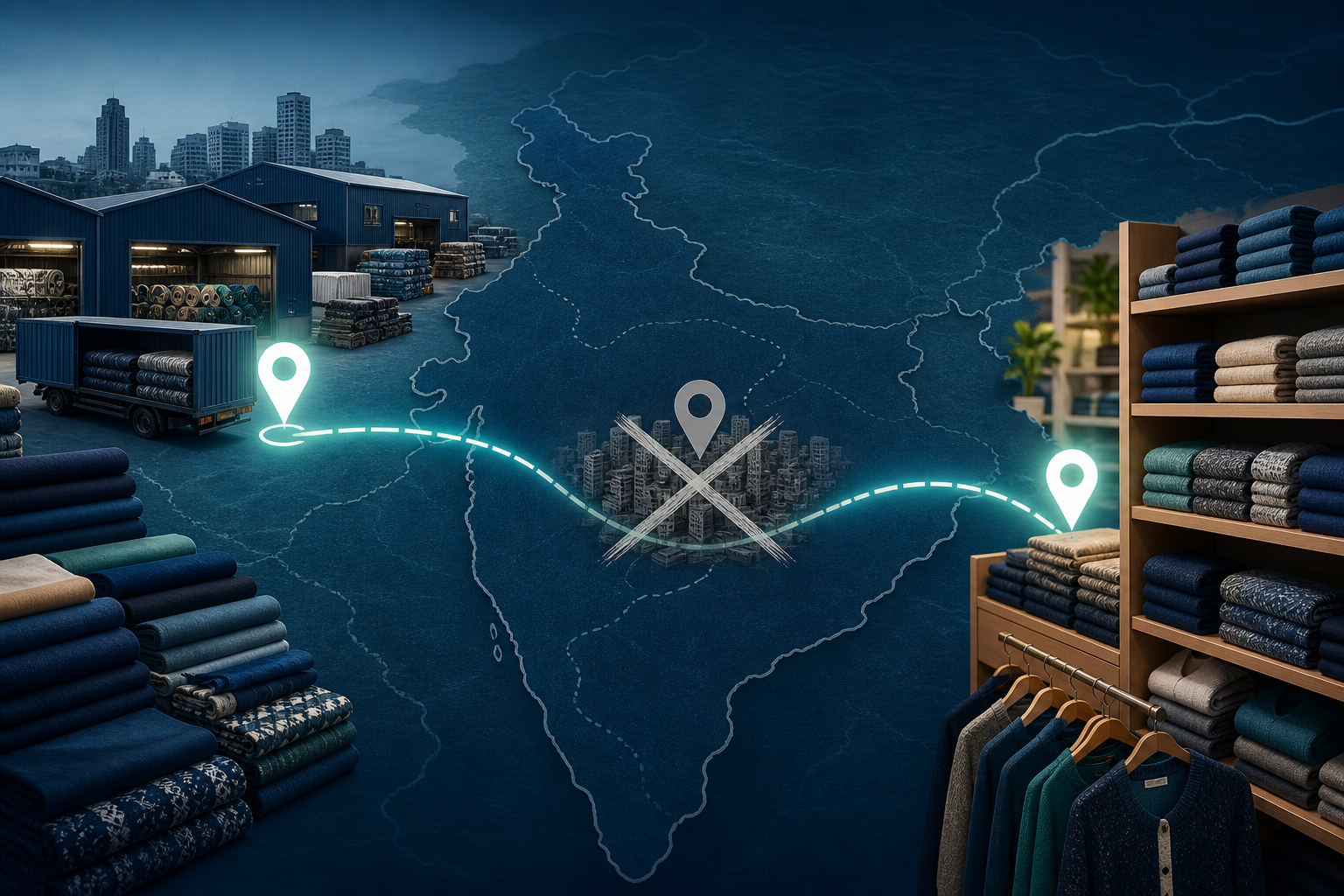 Skip the Kolkata Middleman: Source Direct from Surat, Tiruppur & Ludhiana