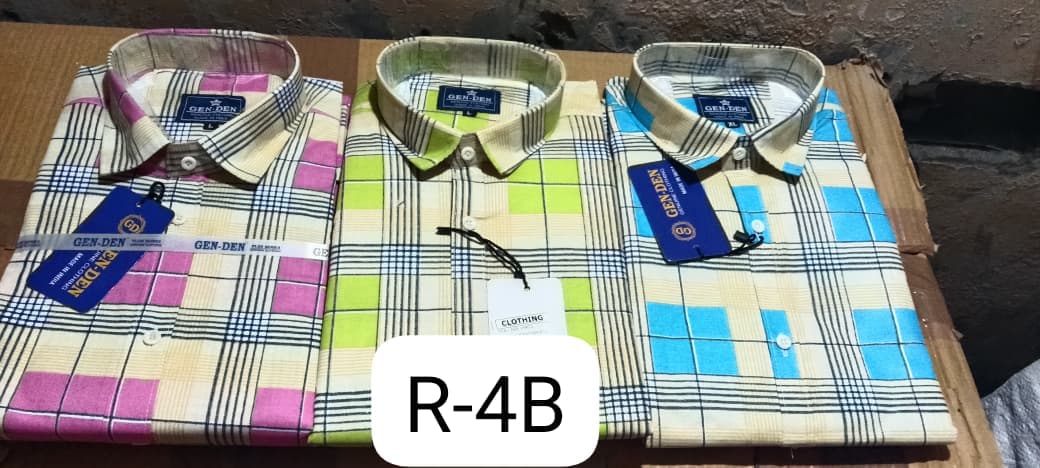 Gen-Den Men's check Shirts