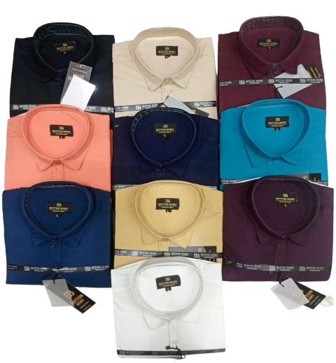 Gen-Den Men’s Cotton Blend Formal Shirt