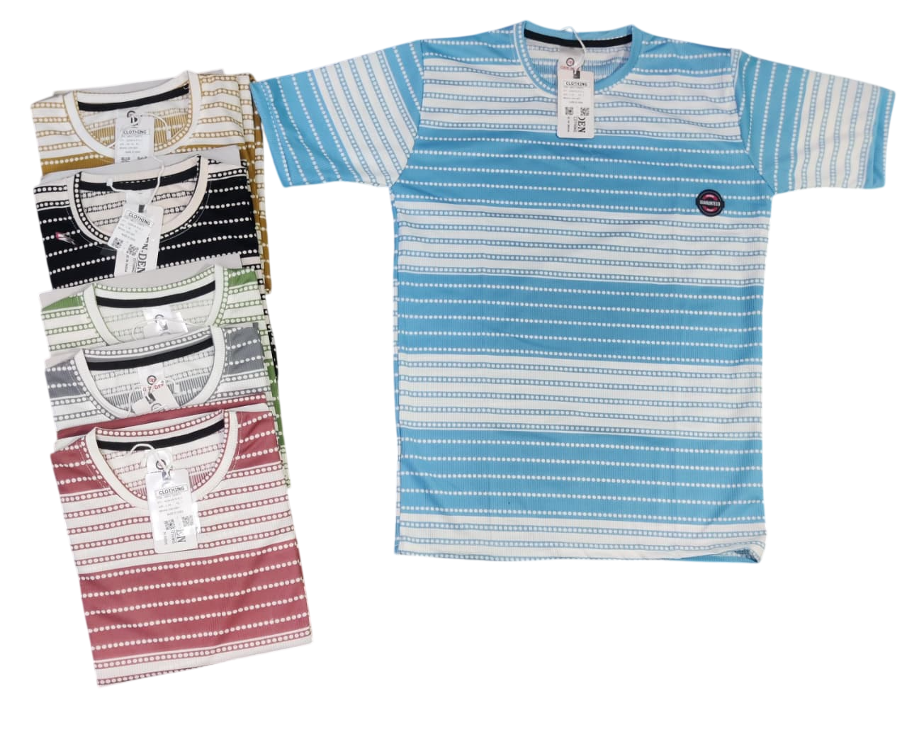 Gen-Den Men’s Printed Round Neck T-Shirt – Short Sleeve