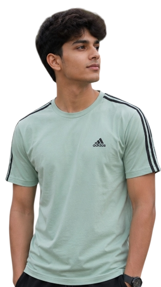 Men’s Mint Green Half Sleeve Sports T-Shirt