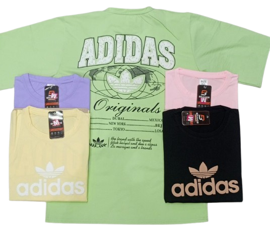 Graphic Printed Round Neck Adidas T-Shirt
